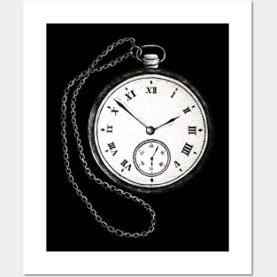 Vintage Pocket Watch Posters and Art